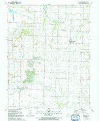 Harwood Missouri Historical topographic map, 1:24000 scale, 7.5 X 7.5 Minute, Year 1991