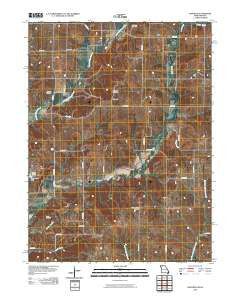Hatfield Missouri Historical topographic map, 1:24000 scale, 7.5 X 7.5 Minute, Year 2010