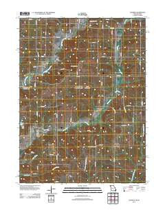Hatfield Missouri Historical topographic map, 1:24000 scale, 7.5 X 7.5 Minute, Year 2011
