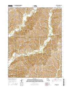 Hatfield Missouri Current topographic map, 1:24000 scale, 7.5 X 7.5 Minute, Year 2014