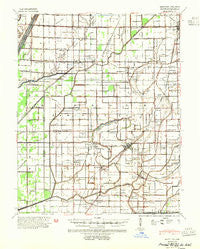 Hayti Missouri Historical topographic map, 1:62500 scale, 15 X 15 Minute, Year 1940