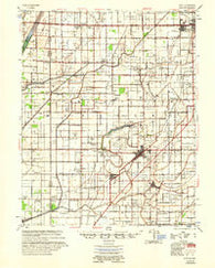 Hayti Missouri Historical topographic map, 1:62500 scale, 15 X 15 Minute, Year 1955