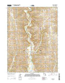 Helena Missouri Current topographic map, 1:24000 scale, 7.5 X 7.5 Minute, Year 2014