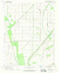 Henderson Mound Missouri Historical topographic map, 1:24000 scale, 7.5 X 7.5 Minute, Year 1969