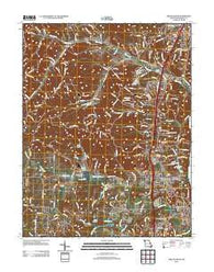 Herculaneum Missouri Historical topographic map, 1:24000 scale, 7.5 X 7.5 Minute, Year 2012