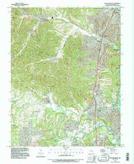 Herculaneum Missouri Historical topographic map, 1:24000 scale, 7.5 X 7.5 Minute, Year 1993