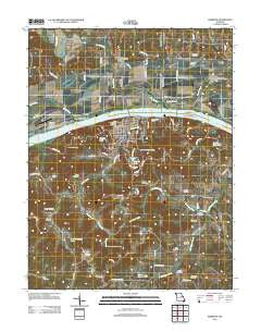 Hermann Missouri Historical topographic map, 1:24000 scale, 7.5 X 7.5 Minute, Year 2012