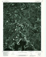 Hermitage Missouri Historical topographic map, 1:24000 scale, 7.5 X 7.5 Minute, Year 1980
