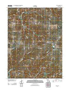 Higbee Missouri Historical topographic map, 1:24000 scale, 7.5 X 7.5 Minute, Year 2012