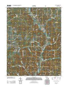 Higdon Missouri Historical topographic map, 1:24000 scale, 7.5 X 7.5 Minute, Year 2011