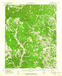 Higdon Missouri Historical topographic map, 1:62500 scale, 15 X 15 Minute, Year 1959