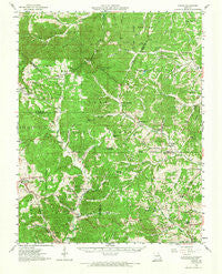 Higdon Missouri Historical topographic map, 1:62500 scale, 15 X 15 Minute, Year 1959