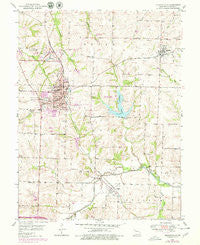 Higginsville Missouri Historical topographic map, 1:24000 scale, 7.5 X 7.5 Minute, Year 1959