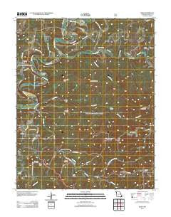 Hilda Missouri Historical topographic map, 1:24000 scale, 7.5 X 7.5 Minute, Year 2012