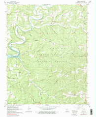 Hilda Missouri Historical topographic map, 1:24000 scale, 7.5 X 7.5 Minute, Year 1967