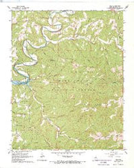 Hilda Missouri Historical topographic map, 1:24000 scale, 7.5 X 7.5 Minute, Year 1967