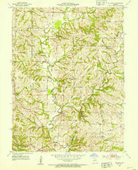 Hilldale Missouri Historical topographic map, 1:24000 scale, 7.5 X 7.5 Minute, Year 1952