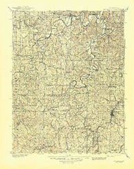 Hillsboro Missouri Historical topographic map, 1:125000 scale, 30 X 30 Minute, Year 1901