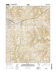 Holden Missouri Current topographic map, 1:24000 scale, 7.5 X 7.5 Minute, Year 2014