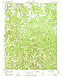Hollister Missouri Historical topographic map, 1:24000 scale, 7.5 X 7.5 Minute, Year 1956
