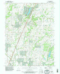 Holt Missouri Historical topographic map, 1:24000 scale, 7.5 X 7.5 Minute, Year 1990