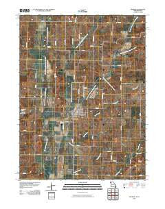 Hopkins Missouri Historical topographic map, 1:24000 scale, 7.5 X 7.5 Minute, Year 2010