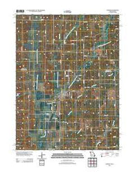 Hopkins Missouri Historical topographic map, 1:24000 scale, 7.5 X 7.5 Minute, Year 2011