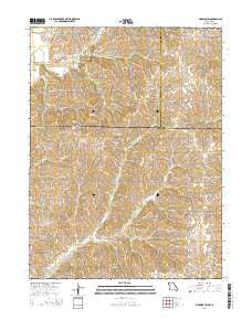 Hopkins SW Missouri Current topographic map, 1:24000 scale, 7.5 X 7.5 Minute, Year 2014