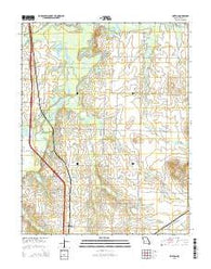 Horton Missouri Current topographic map, 1:24000 scale, 7.5 X 7.5 Minute, Year 2015