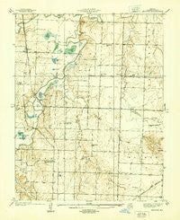 Horton Missouri Historical topographic map, 1:24000 scale, 7.5 X 7.5 Minute, Year 1939