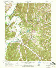House Springs Missouri Historical topographic map, 1:24000 scale, 7.5 X 7.5 Minute, Year 1954
