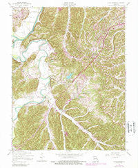 House Springs Missouri Historical topographic map, 1:24000 scale, 7.5 X 7.5 Minute, Year 1954