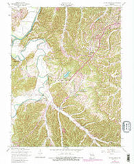 House Springs Missouri Historical topographic map, 1:24000 scale, 7.5 X 7.5 Minute, Year 1954