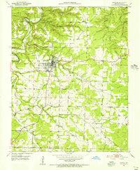 Houston Missouri Historical topographic map, 1:24000 scale, 7.5 X 7.5 Minute, Year 1951