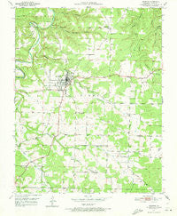 Houston Missouri Historical topographic map, 1:24000 scale, 7.5 X 7.5 Minute, Year 1951