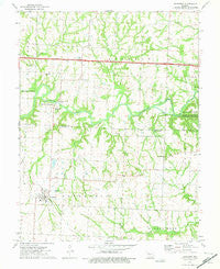 Houstonia Missouri Historical topographic map, 1:24000 scale, 7.5 X 7.5 Minute, Year 1973