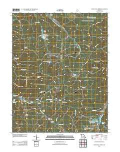 Howes Mill Spring Missouri Historical topographic map, 1:24000 scale, 7.5 X 7.5 Minute, Year 2012