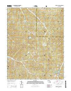 Howes Mill Spring Missouri Current topographic map, 1:24000 scale, 7.5 X 7.5 Minute, Year 2015