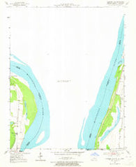 Hubbard Lake Missouri Historical topographic map, 1:24000 scale, 7.5 X 7.5 Minute, Year 1951