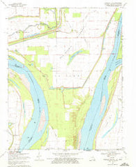 Hubbard Lake Missouri Historical topographic map, 1:24000 scale, 7.5 X 7.5 Minute, Year 1969