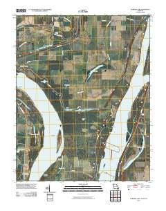 Hubbard Lake Missouri Historical topographic map, 1:24000 scale, 7.5 X 7.5 Minute, Year 2010