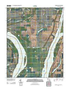Hubbard Lake Missouri Historical topographic map, 1:24000 scale, 7.5 X 7.5 Minute, Year 2012