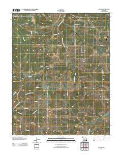Huggins Missouri Historical topographic map, 1:24000 scale, 7.5 X 7.5 Minute, Year 2011
