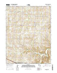 Hughesville Missouri Current topographic map, 1:24000 scale, 7.5 X 7.5 Minute, Year 2014