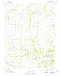 Hughesville Missouri Historical topographic map, 1:24000 scale, 7.5 X 7.5 Minute, Year 1973