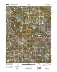 Humansville Missouri Historical topographic map, 1:24000 scale, 7.5 X 7.5 Minute, Year 2011