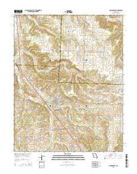 Humansville Missouri Current topographic map, 1:24000 scale, 7.5 X 7.5 Minute, Year 2015