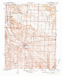Humansville Missouri Historical topographic map, 1:24000 scale, 7.5 X 7.5 Minute, Year 1944