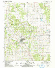 Humansville Missouri Historical topographic map, 1:24000 scale, 7.5 X 7.5 Minute, Year 1991