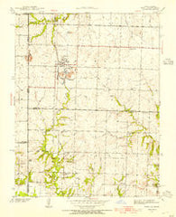 Hume Missouri Historical topographic map, 1:24000 scale, 7.5 X 7.5 Minute, Year 1940